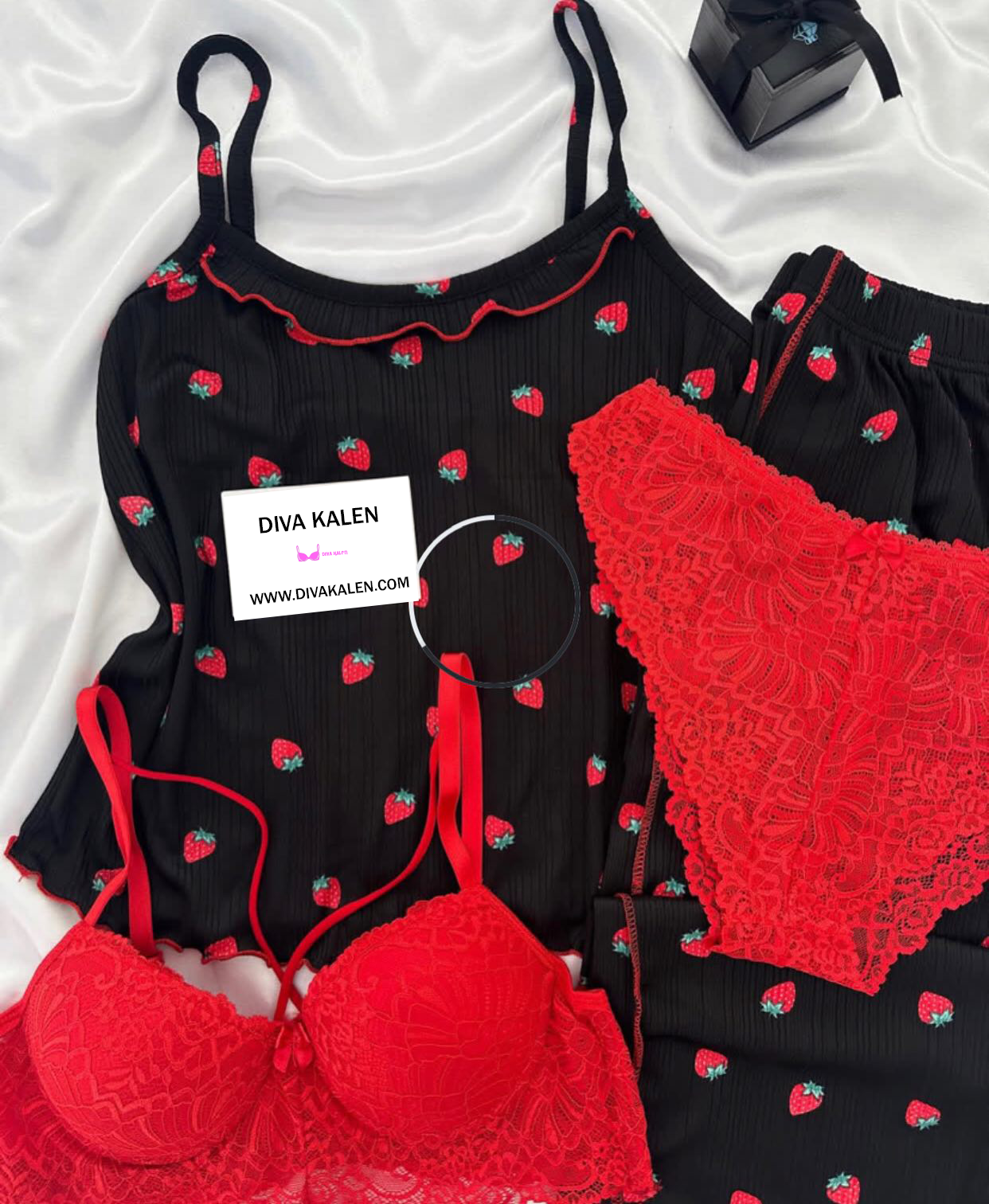 Love Night Suit & Bra Penty Set Combo for Women's